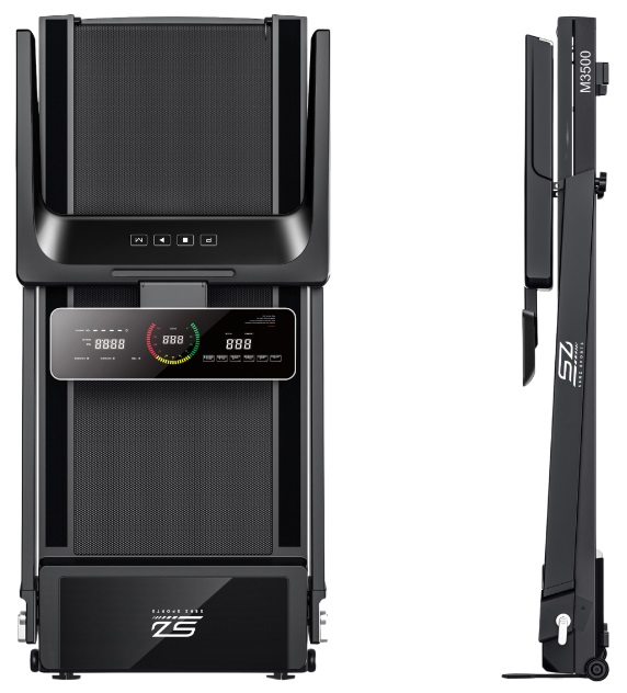 senz sports m3500 opgevouwen en opgeklapt